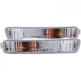 Anzo Driver and Passenger Side Parking Lights (Chrome Housing, Clear Lens)