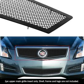 APS 1-Pc Black Powder Coated 1.8mm Wire Mesh Main Upper Grille