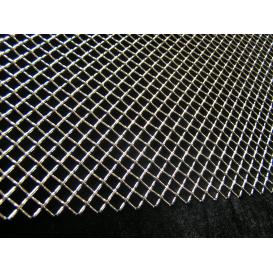   APS 1-Pc Chrome Polished 1.8mm Wire Mesh  Grille