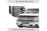 APS 2-Pc Black Powder Coated Horizontal Billet Fog Light Cover Grille - APS GR03FFJ24J