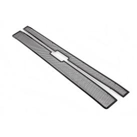 APS 2-Pc Black Powder Coated 1.8mm Wire Mesh Main Upper Grille
