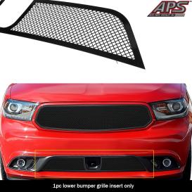 APS 1-Pc Black Powder Coated 1.8mm Wire Mesh Lower Bumper Grille