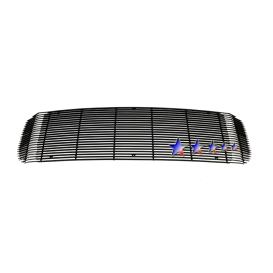 APS 1-Pc Black Powder Coated Horizontal Billet Main Upper Grille