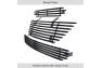 APS 3-Pc Black Powder Coated 8X6 Horizontal Billet Main Upper and Lower Bumper Grille - APS GR06HGH83J