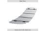 APS 1-Pc Chrome Polished 8X6 Horizontal Billet Main Upper Grille - APS GR07FEG04S