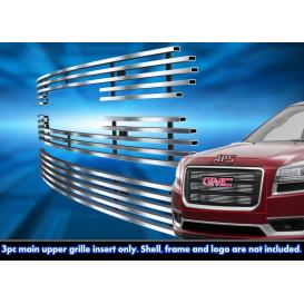 APS 1-Pc Silver Hairline Horizontal Billet Main Upper Grille