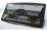 APS 1-Pc Black Powder Coated Laser Cut Mesh with Rivet and LED Main Upper Grille - APS GR10LEH19L