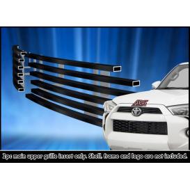 APS 2-Pc Black Powder Coated Horizontal Billet Main Upper Grille