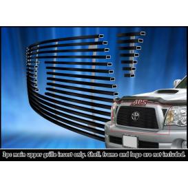 APS 3-Pc Black Powder Coated 8X6 Horizontal Billet Main Upper Grille