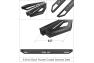 APS Square Tube Matte Black Side Armors - APS IA04SIA2B