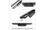 APS Square Tube Drop Style Matte Black Nerf Bars - APS IA06NJA0B