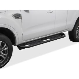  2019-2023 Ford Ranger APS Square Tube Matte Black Side Armors