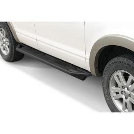  2006-2010 Ford Explorer APS Square Tube Matte Black Side Armors