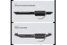 APS Square Tube Matte Black Side Armors - APS IA06SIB3B