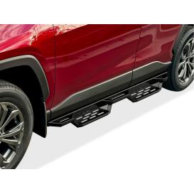 Square Tube Drop Style Door-to-Door Black Nerf Bars