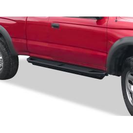  1995-2004 Toyota Tacoma APS Square Tube Matte Black Side Armors
