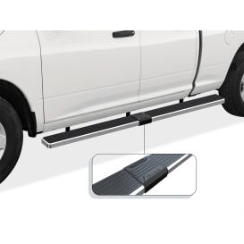 APS 6" iStep Wheel-to-Wheel Silver Hairline Running Boards