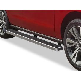 4" iStep Door-to-Door Silver Hairline Running Boards