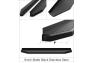 APS H-Series Flat Style Door-to-Door Black Running Boards - APS IB06PAC6J