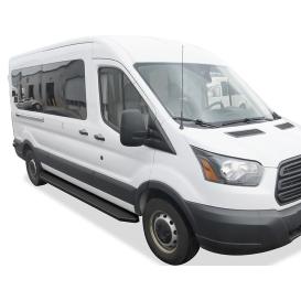  2015-2026 Ford Transit APS 6" H-Series Door-to-Door Black Running Boards