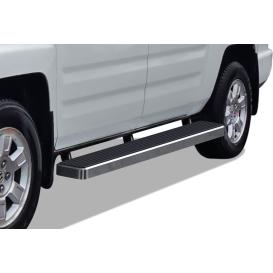 APS 6" iStep Door-to-Door Silver Hairline Running Boards