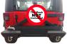 APS Full Width Black Rear HD Bumper w/o Hitch Receiver - APS JP18WAJ7B