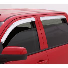  2019-2019 Chevrolet Silverado AVS Outside Mount Ventvisor Chrome Front and Rear Window Deflectors