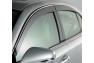 AVS Low Profile Ventvisor Smoke With Chrome Trim Front and Rear Window Deflectors - AVS 794082