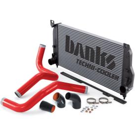 Banks Power Techni-Cooler Intercooler Includes Powder Coated Red Boost Tubes