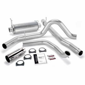 Banks Power Monster Exhaust System with 4" Single Exit and Chrome Tip