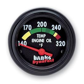 Banks Power Engine Oil Temperature Gauge Kit Range 140-320 Degree F