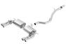 Borla S-Type Cat-Back Exhaust System with Dual Split Rear Exit - Borla 140631