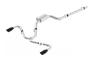 Borla S-Type Cat-Back Exhaust System with Single Split Rear Exit - Borla 140751BC