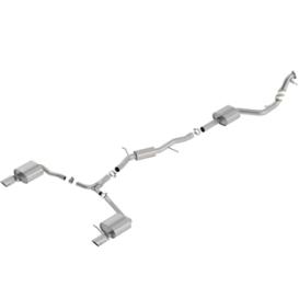 Borla S-Type Cat-Back Exhaust System with Dual Split Rear Exit