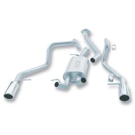 Touring Cat-Back Exhaust System with Truck Single Split Rear Exit