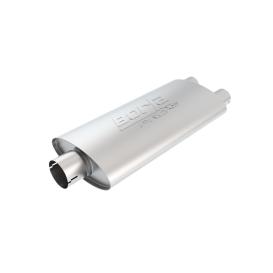   Borla ProXS Series Center/Dual Muffler (3" Inlet, Dual 2.25" Outlet, 24" Length)