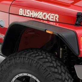  1997-2006 Jeep Wrangler Bushwacker Flat Style Front & Rear Fender Flares