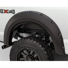 Smooth Black Max Coverage Pocket Style Front Fender Flares