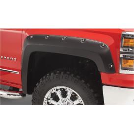 Smooth Black Pocket Style Rear Fender Flares