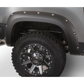 Smooth Black Pocket Style Rear Fender Flares