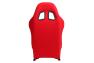 Cipher Auto CPA1005 Red Cloth Full Bucket Non Reclineable Racing Seat - Each - Cipher Auto CPA1005FRD