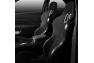 Cipher Auto CPA1007 Black Cloth Universal Racing Seats - Cipher Auto CPA1007FBK