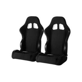 CPA1007 Black Cloth Universal Racing Seats