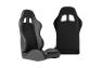 Cipher Auto CPA1007 Black Synthetic Leather Universal Racing Seats - Cipher Auto CPA1007PBK