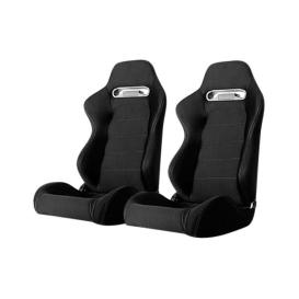 CPA1013 Black with Outer Gray Stitching Universal Racing Seats