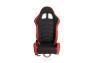 Cipher Auto CPA1018 Black and Red Cloth Racing Seats - Cipher Auto CPA1018FRDBK