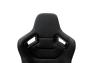 Cipher Auto CPA2009PCFBK Black Leatherette Carbon Fiber With Grey Stitching Racing Seats - Cipher Auto CPA2009PCFBK-G