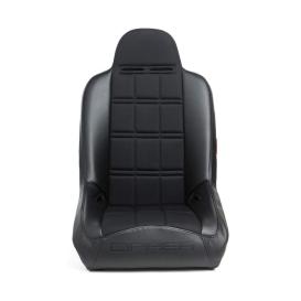 CPA3003 Black Leatherette/Fabric Insert Universal Fixed Bucket Suspension Jeep Seat - Each