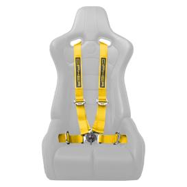 Cipher Auto Yellow 4-Point CamLock Racing Harness Set