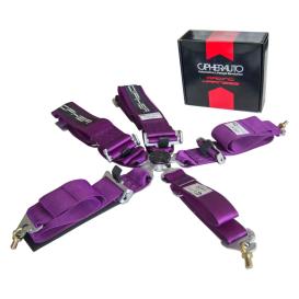 Cipher Auto Violet Purple 5-Point CamLock Racing Harness